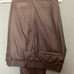 Dark Brown Italian Wool Pants